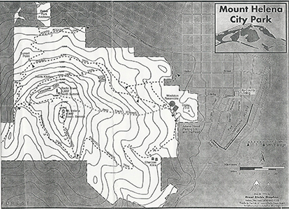Map of Mt. Helena