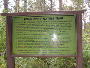 Swan River Sign