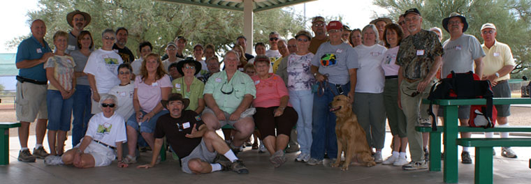All the great people at the Family event at Anamax Park